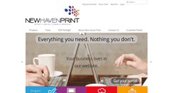 Desktop Screenshot of newhavenprint.com